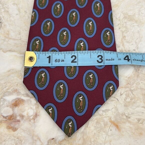 Gucci 100% Silk Golf Printed Tie - Picture 11 of 11